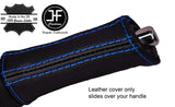 BLUE  STITCHING HANDBRAKE HANDLE LEATHER COVER FITS SUBARU LEGACY OUTBACK 04-09
