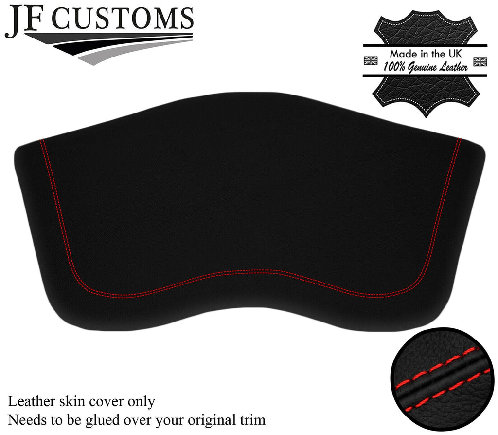 RED STITCH LEATHER TARGA HEADLINER SUN SHADE LEATHER COVER FOR CORVETTE C6