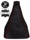 RED STITCHING  FITS TOYOTA SUPRA MK3 1986-1993 GEAR GAITER GENUINE LEATHER
