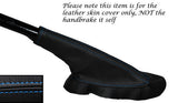 BLUE STITCHING LEATHER HANDBRAKE GAITER FITS MORRIS MINOR 1000 1955-1971