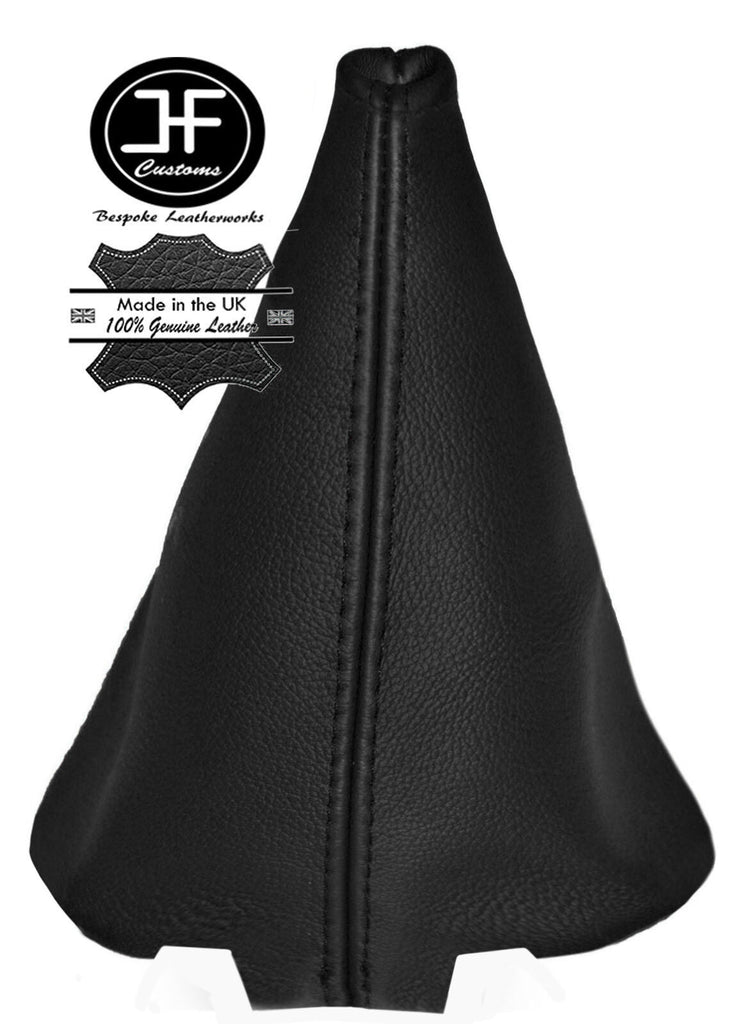 BLACK LEATHER GEAR STICK GAITER FITS PEUGEOT 107 CITROEN C1 TOYOTA AYGO 09-14
