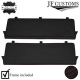 JF2 D RED STITCH STORAGE CUBBY BOX LEATHER COVER+FRAME FOR MAZDA MX5 MK4 15-20