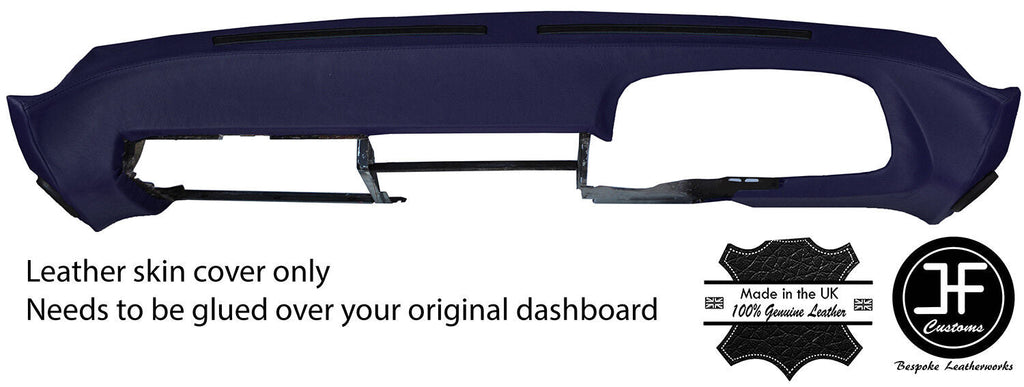 DARK BLUE TOP GRAIN LEATHER DASH DASHBOARD COVER FITS PORSCHE 928 78-95 STYLE 2