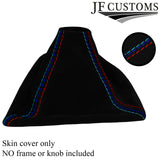 TRI STITCH SUEDE GEAR GAITER FOR BMW 1 SERIES F20 F21 2011-2017 CUSTOM NEW