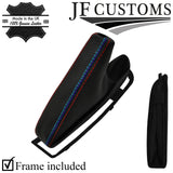 TRI STITCH PERFORATED LEATHER HANDBRAKE GAITER+FRAME FOR BMW E81 E82 E87 E88