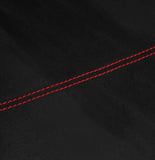 RED STITCH 2 PIECE FRONT DASH PANEL SUEDE COVER FOR FIAT 500 2015-2020