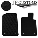 BLACK DIAMOND STITCH  VINYL 4X TAILORED FLOOR CARPET FOR PEUGEOT 607 99-10 JF1