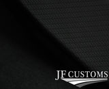 BLACK STITCH CARBON VINYL GAITER SET FOR BMW MINI COOPER R55 R56 R57 CUSTOM NEW