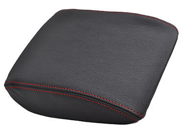 FITS VOLVO V40 S40 05-09  ARM REST COVER RED  STITCH CUSTOM NEW MADE IN UK