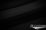 BLACK  STITCH CARBON HANDBRAKE SURROUND TRIM COVER FOR FORD FIESTA MK6 02-08