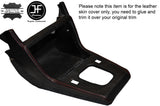 RED STITCH GEAR SURROUND LEATHER SKIN COVER FITS BMW 5 SERIES E28 1981-1987