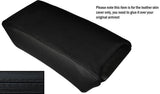 BLACK STITCHING LEATHER ARMREST SKIN COVER FITS RENAULT VEL SATIS 2002-2009