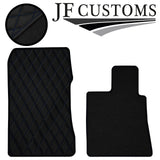 D BLUE DIAMOND STITCH VINYL 4XTAILORED FLOOR CARPETS FOR HONDA LEGEND 06-21 JF1