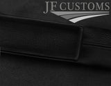 BLACK LEATHER 2X CAR KEY HOLDER PROTECTOR FITS MERCEDES SL R230 2002-2011