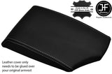 GREY STITCH LEATHER ARMREST COVER FITS BMW E81 E82 E87 E88 2005-2012 CUSTOM NEW