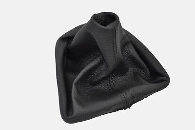 BLACK STITCHING FITS FIAT FIORINO PEUGEOT BIPPER  2008+ LEATHER GEAR GAITER