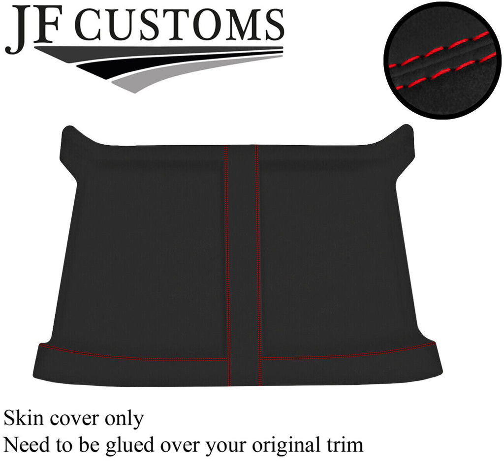 RED STITCH REAR ROOF LINING LUXE SUEDE COVER FITS LAND ROVER DEFENDER 90 07-15