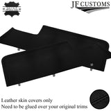 black stitch FITS PORSCHE 928 4S/S2 2 X DOOR CARDS CENTER PANEL COVERS ONLY