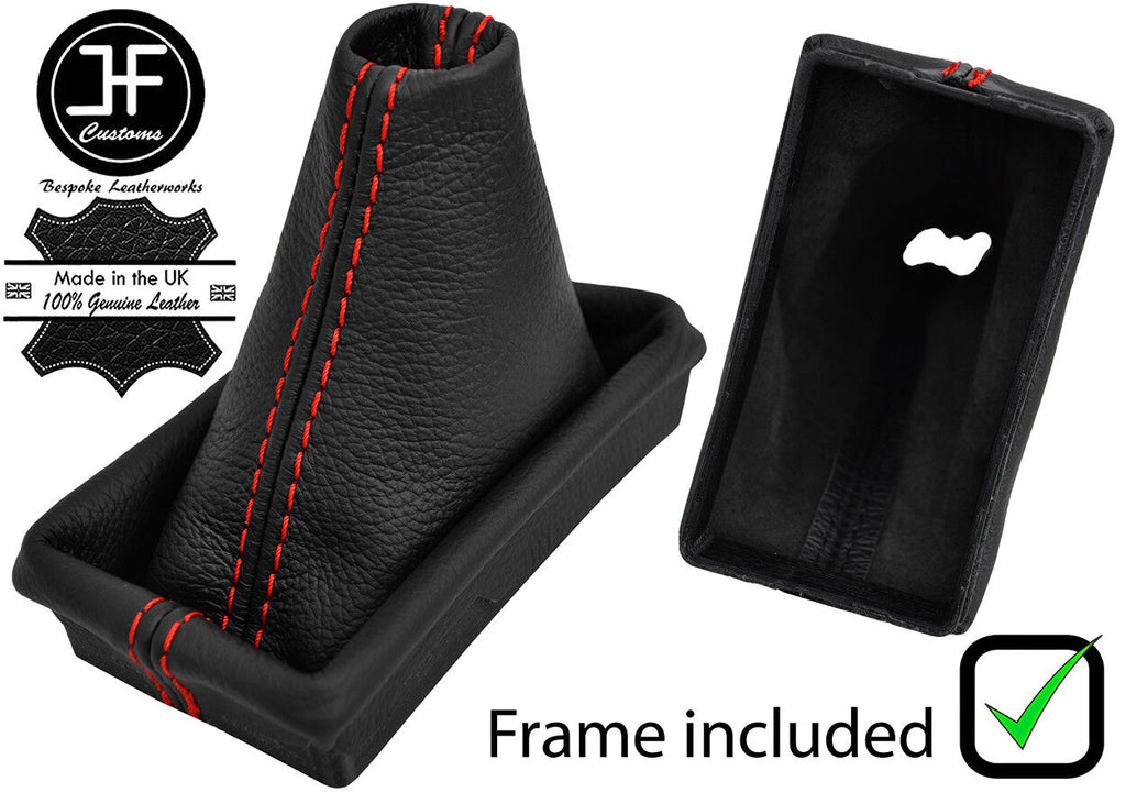 RED STITCH LEATHER AUTOMATIC GEAR +PLASTIC FRAME FOR LEXUS IS300 H 13-17