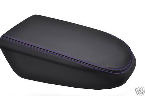 FITS FORD FOCUS 08+ MK4 ARMREST COVER LEATHER PURPLE ST CUSTOM NEW MADE IN UK