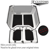 RED STITCH LUXE SUEDE HEADLINER COVER FITS JEEP WRANGLER JK 11-17 2 DR