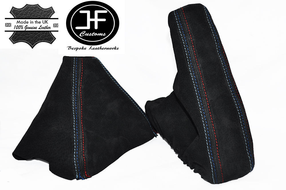 FOR BMWE81 E82 E87 E88 AUTOMATIC 2006-2013 GAITERS SET TRI STITCH SUEDE