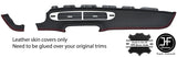 RED STITCH DASH VENTS TRIM REAL LEATHER COVER FITS CAMARO 2012-2015 STYLE 2