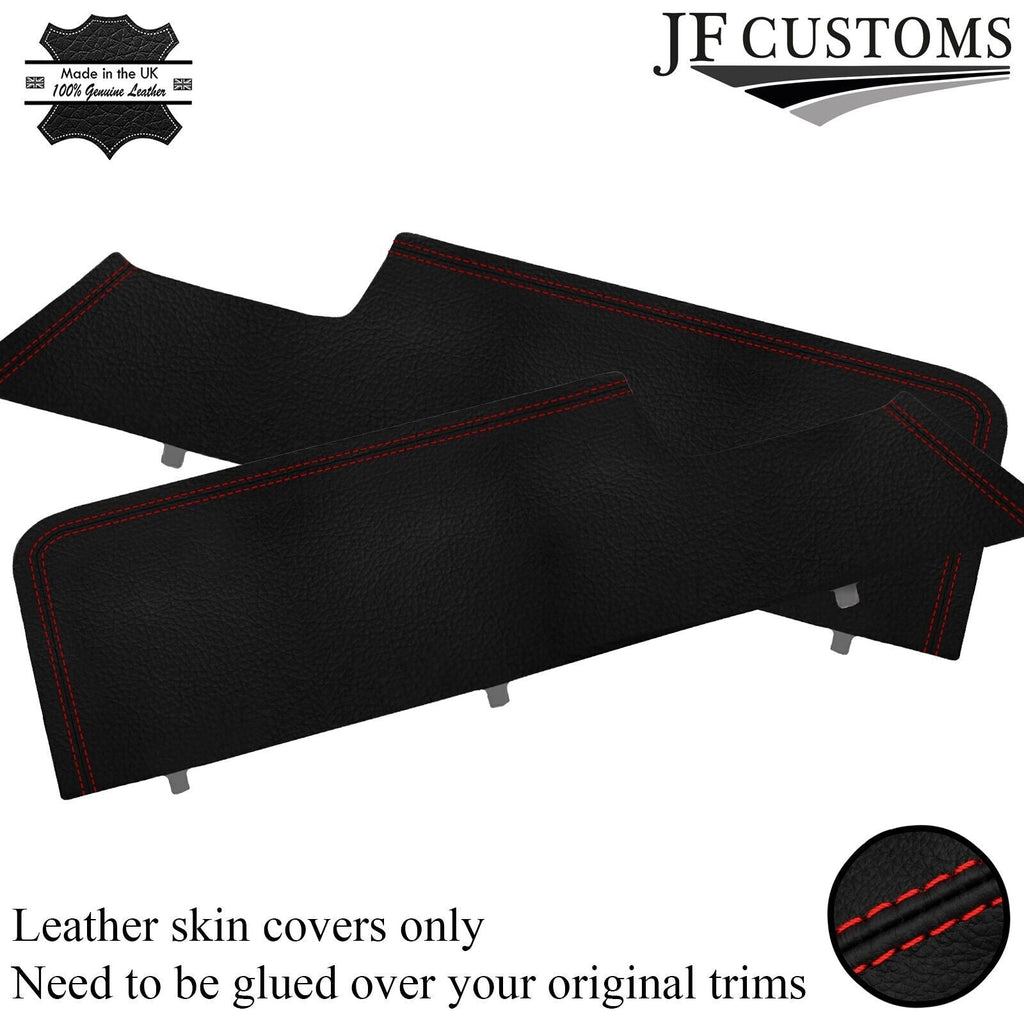 RED STITCH FITS PORSCHE 928 4S/S2 2 X DOOR CARDS CENTER PANEL COVERS ONLY