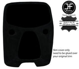 BLACK STITCH CENTRE DASH TRIM SUEDE COVER FOR PEUGEOT 108 2014-2019 CUSTOM NEW