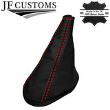 RED STITCH LEATHER GEAR HANDBRAKE SET FOR MINI CLASSIC ROVER AUSTIN MORRIS
