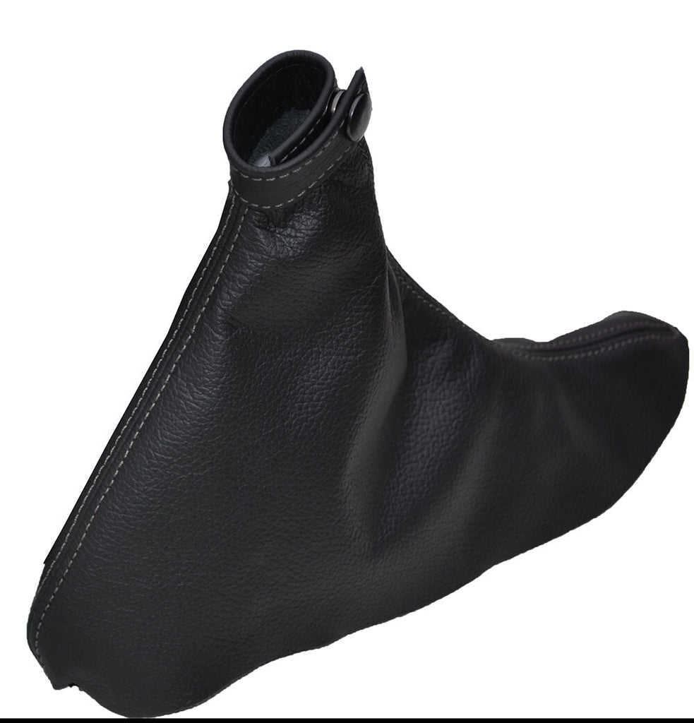 GREY STITCH  FITS ALFA ROMEO GTV SPIDER 1998-2005 LEATHER HANDBRAKE GAITER