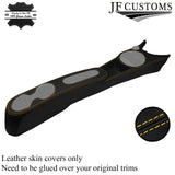 YELLOW STITCH LEATHER CENTER CONSOLE TUNNEL COVER FOR FIAT 500 SPORT 16-21