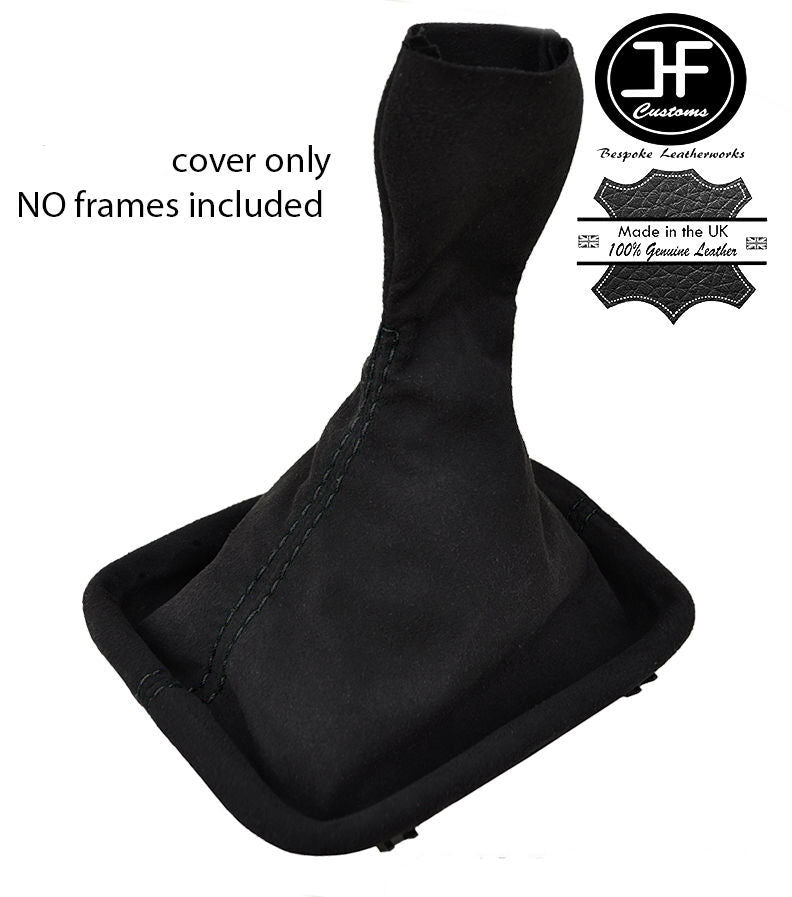 BLACK STITCH PU SUEDE MANUAL GEAR GAITER FITS PORSCHE 944 1985-1991 CUSTOM NEW