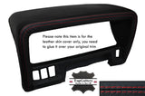RED STITCHING SPEEDO HOOD TRIM LEATHER SKIN COVER FITS NISSAN PATROL Y60
