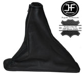 BLACK STITCHING REAL LEATHER HANDBRAKE GAITER FITS DODGE NITRO 2007-2012