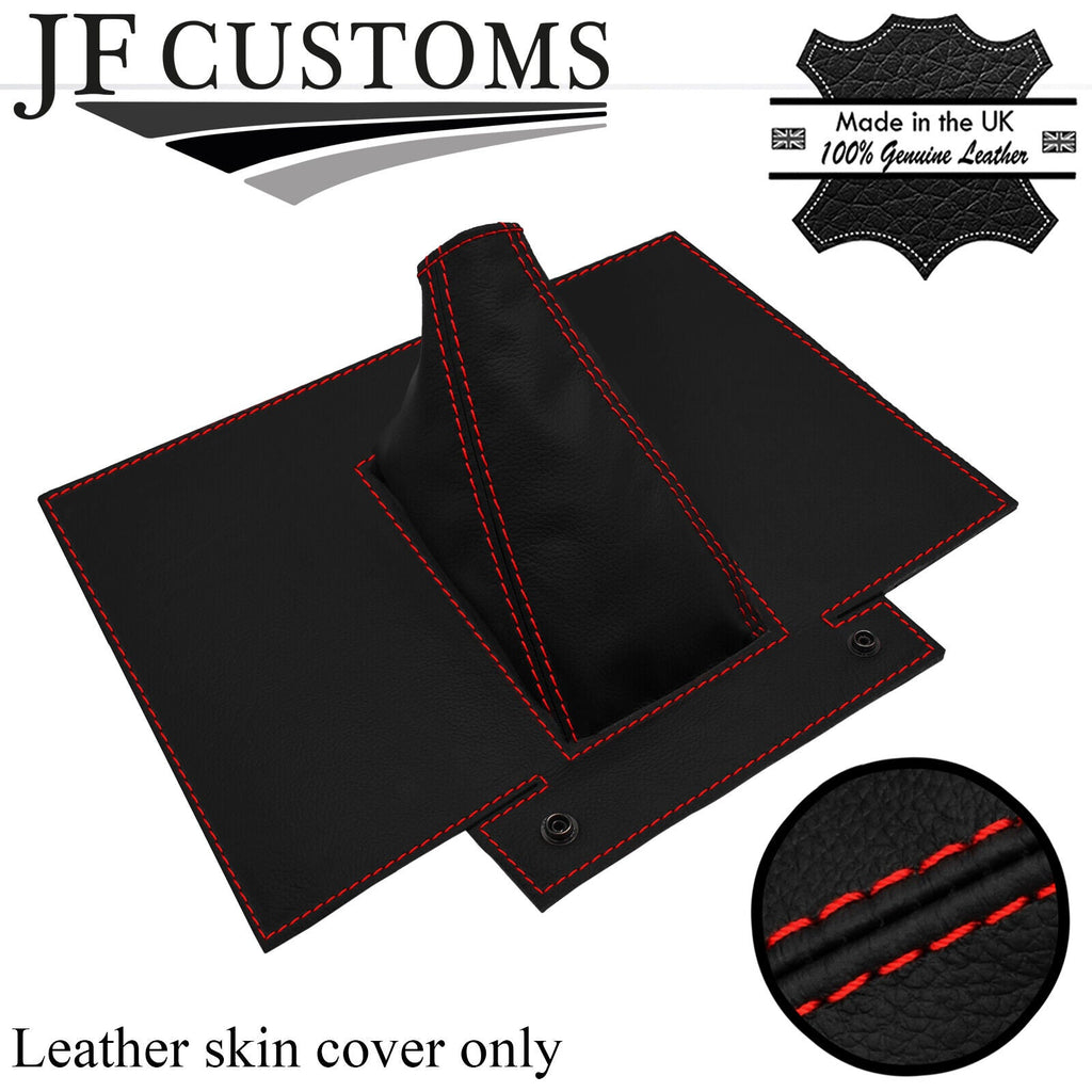 RED STITCH CONSOLE HANDBRAKE TUNNEL LEATHER COVER FITS AUSTIN 1100 1300