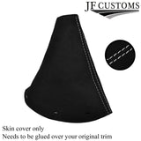 WHITE STITCH SUEDE MANUAL GEAR GAITER SHIFT BOOT FITS VOLKSWAGEN VW CADDY 03-09
