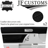 D GREY STITCH 4X FRONT DOOR TRIMS + CAPPINGS COVERS FOR VW NEW BEETLE 98-11