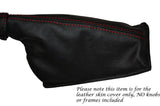 RED STITCHING LEATHER HANDBRAKE GAITER FITS LOTUS ELAN M100 SE CUSTOM NEW