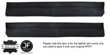 BLACK STITCHING 2X B POST PILLAR TRIM LEATHER COVERS FITS MG MGB GT CLASSIC