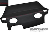 RED STITCH PARCEL SHELF BACK REST LEATHER COVER FITS PORSCHE 911 993 TARGA