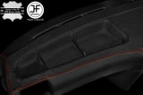DARK RED STITCH DASHBOARD LEATHER SKIN COVER FOR BMW 3 SERIES E30 81-92 STYLE 2