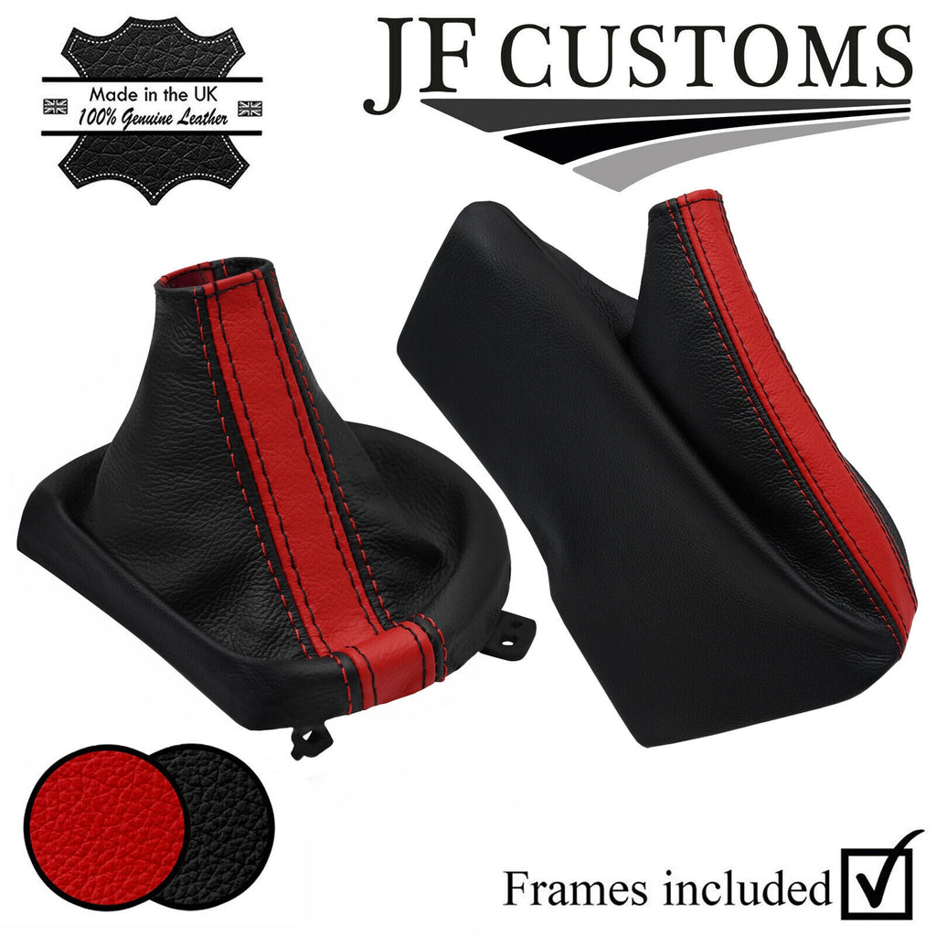 D RED STRIPE LEATHER AUTO SET+FRAME FOR TOYOTA GT86 SUBARU BRZ SCION FR-S 12-18