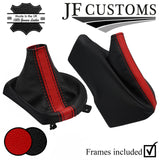 D RED STRIPE LEATHER AUTO SET+FRAME FOR TOYOTA GT86 SUBARU BRZ SCION FR-S 12-18