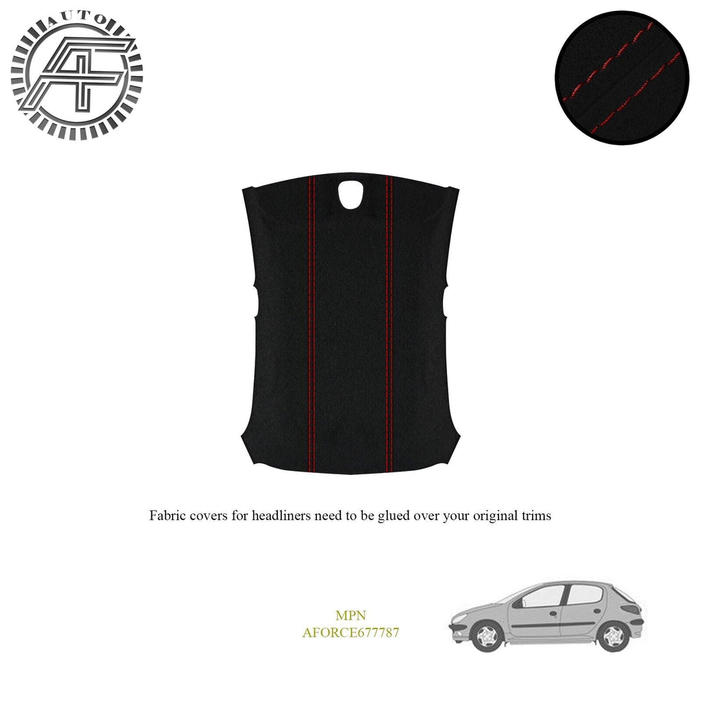 LUXE SUEDE HEADLINER COVER FOR PEUGEOT 206 5 DOOR HATCHBACK 1998-2012