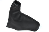 BLACK STITCHING FITS VAUXHALL OMEGA B 1994-99 HANDBRAKE GAITER REAL LEATHER