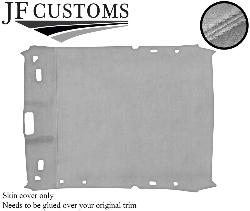 GREY STITCH ROOF HEADLINING LINER L GREY LUXE SUEDE COVER FOR BMW E36 COUPE