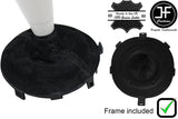 BLACK STITCH SEMI AUTOMATIC GEAR GAITER + PLASTIC FRAME FOR HONDA CIVIC 06-11