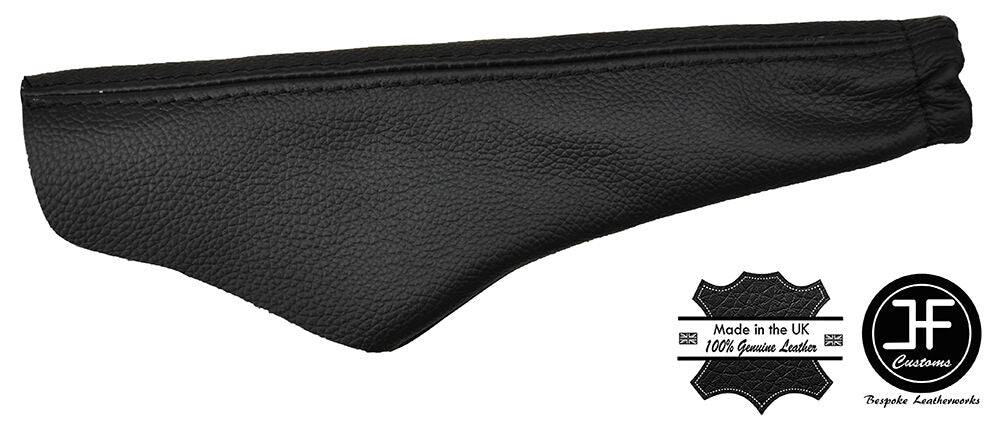 BLACK STICH LEATHER HANDBRAKE SLEEVE GAITER FOR VAUXHALL ASTRA MK2 OPEL KADETT