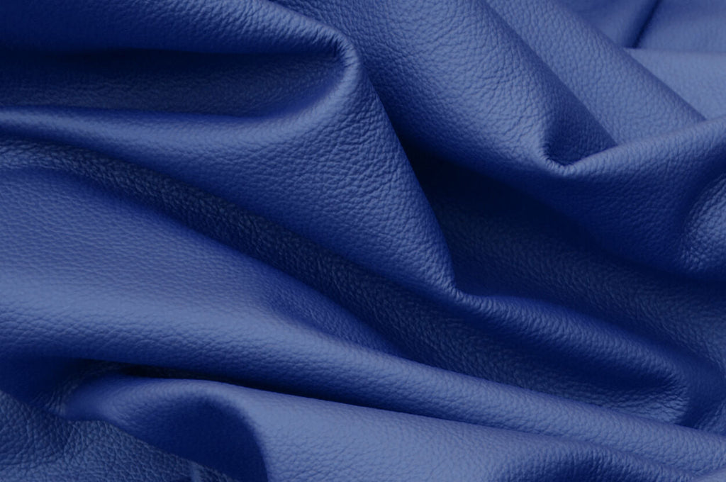 LARGE ROYAL BLUE LEATHER FULL 40 SQ FT HIDE QUALITY TOP GRAIN GENUINE LEATHER